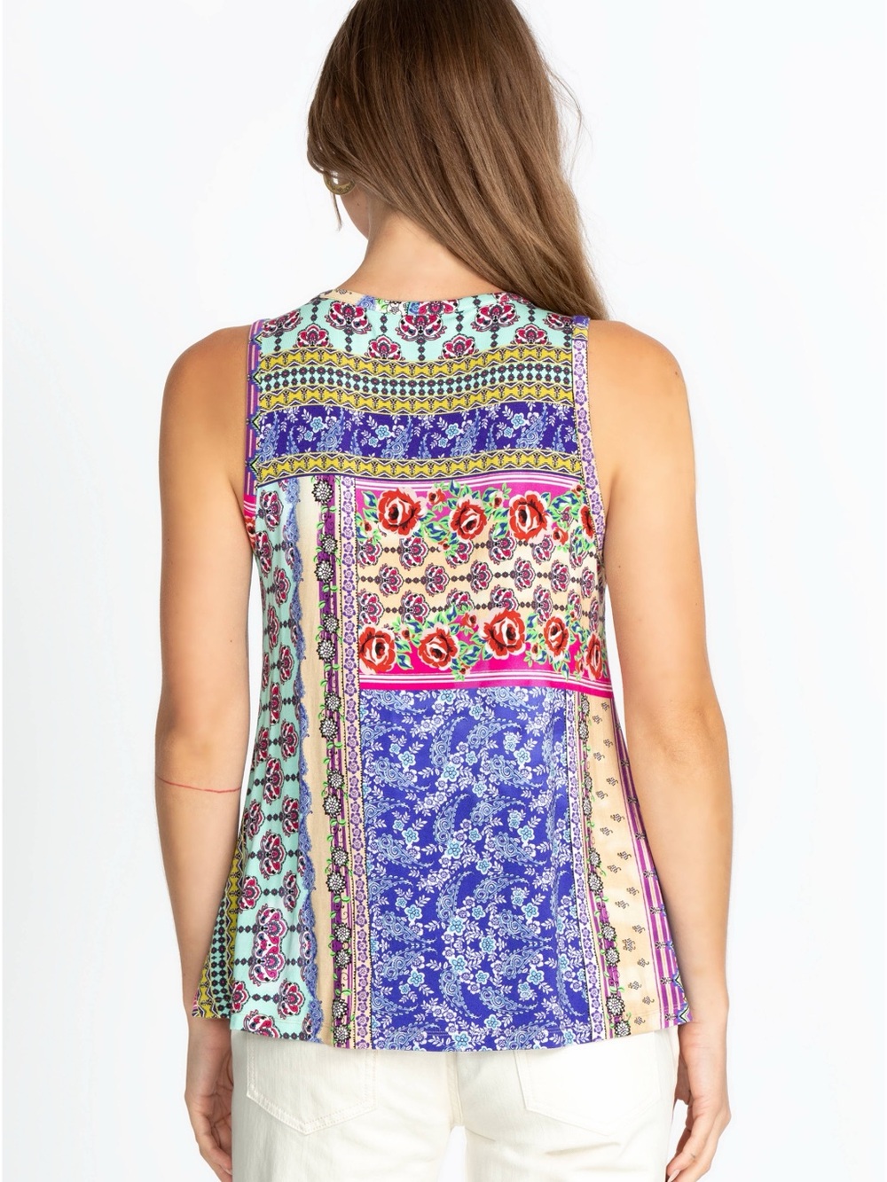 Johnny Was Franco Swing Tank Floral Sleeveless Tank - Picture 3 of 6